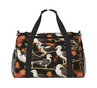 (Eagle On The Branch) Durable Twill Travel Tote Bag Large Capacity Handheld & Crossbody Bag for Weekend Trips,Sports,and Outdoor Activities