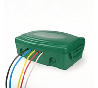 Eagle Outdoor IP54 Rated Splash Proof Water Resistant Electrical Connection Box, Ideal for Outdoor Lights and Xmas Decorations