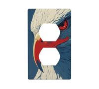Eagle Outlet Cover Light Switch Cover Decorative 1 Gang Wall Plate for Kitchen Room Bathroom Size 7x11.4cm