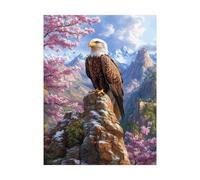 Eagle Paint by Numbers for Adults Cherry Blossoms Painting by Numbers for Adults, Art Supplies with Color Canvas for Painting 38x28Inch 36 Colors of Acrylic Paint and Brush, Room Decor Gifts 2YH-11891