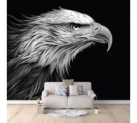 Eagle Photo Wallpaper Abstract Line Animals Wallpaper Mural 3D Art Print, Non-Woven Wall Paper, Decoration Poster Picture Mural 500 × 280 cm / 196.8" × 110" for Living Room Bedroom