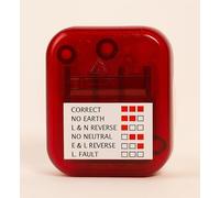 Eagle Plug-in 3 Pin Mains Socket Tester to Indicate Faults with Earth, Neutral, Live/Earth Reversed and Live/Neutral Reversed On House Electrical Wiring