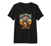 Eagle Pose Owl Named After A Bird Yoga Humor Premium T-Shirt