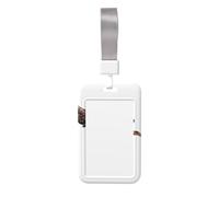 Eagle Print Id Card Holder,Badge Holder with Lanyard,Work Pass Protector for Office Staff School Nurse