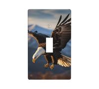 Eagle Print Switch Plate Covers,1 Gang Wall Plate Single Toggle Light Switch Cover Plate