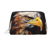 Eagle Printed Zippered Toiletry Bag, Wide Open Storage Case for Personal Care Items and Cosmetics