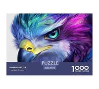 Eagle Puzzle 1000 Pieces for Adults Hobby Fun Relaxing Entertainment Wild Animal Durable Gift Box Collectible 70x50cm/1000pcs