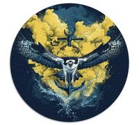Eagle Puzzle 1000Pc Jigsaw Rotundity Jigsaws Adults Kids Puzzles Creative Games Home Adult Decoration Educational Games Inspirational 1000pcs (67.5x67.5cm)