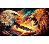 eagle Puzzle for Adults 1000 Pieces - Recycled Paper Wall Decoration & Fun 75x50/1000pcs