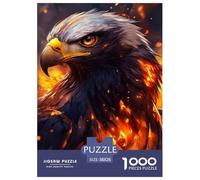 Eagle Puzzles 1000 Piece for Adults 3D High Definition Animals Wildlife Jigsaw Puzzle Beautiful Decoration 38x26cm/1000pcs