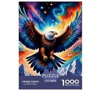 Eagle Puzzles 1000 Piece for Adults 3D High Definition Animals Wildlife Jigsaw Puzzle Educational Games 38x26cm/1000pcs