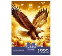 Eagle Puzzles 1000 Piece for Adults 3D High Definition Animals Wildlife Jigsaw Puzzle Game for The Whole 38x26cm/1000pcs