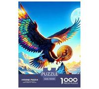 Eagle Puzzles 1000 Piece for Adults 3D High Definition Animals Wildlife Jigsaw Puzzles Beautiful Decoration 70x50cm/1000pcs