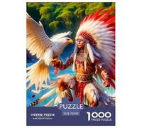 Eagle Puzzles 1000 Piece for Adults 3D High Definition Animals Wildlife Jigsaw Puzzles Beautiful Decoration 70x50cm/1000pcs