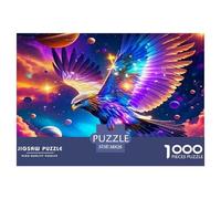 Eagle Puzzles 1000 Piece for Adults 3D High Definition Animals Wildlife Jigsaw Puzzles Challenging Games 38x26cm/1000pcs