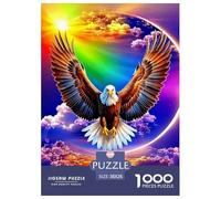 Eagle Puzzles 1000 Piece for Adults Jigsaw Puzzles 3D High Definition Animals Wildlife Jigsaw Puzzle Challenging 38x26cm/1000pcs