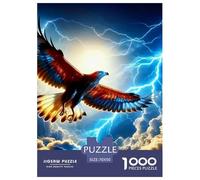 Eagle Puzzles 1000 Piece for Adults Jigsaw Puzzles 3D High Definition Animals Wildlife Jigsaw Puzzle Challenging Games 70x50cm/1000pcs