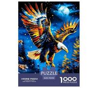 Eagle Puzzles 1000 Piece for Adults Jigsaw Puzzles 3D High Definition Animals Wildlife Jigsaw Puzzle Educational Games 70x50cm/1000pcs