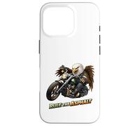 Eagle Rider Rule the Asphalt Freedom Design Case for iPhone 16 Pro