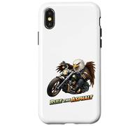 Eagle Rider Rule the Asphalt Freedom Design Case for iPhone X/XS