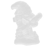 Eagle Shaped Silicone Casting Mold for Resin Crafters, White | Flexible Epoxy Form, Smooth Non-Stick Interior, High Tear Strength, for Glitter Flakes and Wall Art Decor