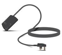 Eagle Single Gang Mains Power 13A Extension Socket to 13A UK Plug Lead Cable, British Standards BS1363 2m