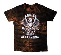 Eagle Skull T-Shirt Asking Alexandria Red M