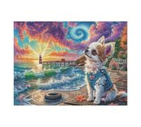 Eagle Sky Sunset 500 Piece Jigsaw Puzzle for Adults Jigsaw Essential Parent Activity Family Game Vibrant Fun Ideal 500 PCS