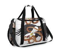 Eagle Snake Print Travel Duffel Bag for Girls Boys Women Men Eagle Weekend Overnight Bag Shoulder Tote Luggage Handbag for Travel Sports Gym