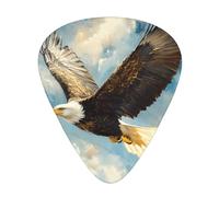 Eagle Soaring Guitar picks in thin, medium, and thick sizes, 12-piece set, suitable for electric guitar and various instruments