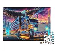 Eagle Soars 1000 Piece Jigsaw Puzzle for Adults Eagle & Bridge 1000 Pc Adults Jigsaw Puzzles - Fun Activity for Rainy Days, Birthday Jumbo100% Recvcled Cardboard52x38cm/1000pcs