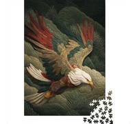Eagle Soars Among The Mountains Jigsaw Puzzles for Adults And Kids. 1000 Pieces Whimsical Challenge Toy Educational Game Home Decor 38x26cm/1000pcs
