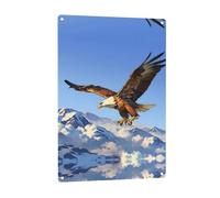 Eagle Soars in the Sky patterned signage, aluminum decorative signage, suitable for living rooms, bedrooms, porches, and patios.
