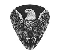 Eagle Spreads Wings Guitar picks in thin, medium, and thick sizes, 12-piece set, suitable for electric guitar and various instruments