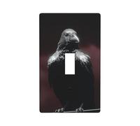 Eagle Standing Light Switch Cover Decorative Single Toggle 1 Gang Wall Plate for Kitchen Farmhouse Bedroom Bathroom Art Decor