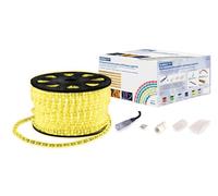 Netagon Outdoor Festive Static Led 90M Rope Lights Kit With Wiring Accessories- Yellow
