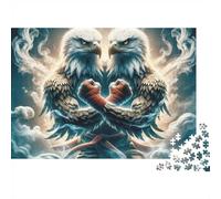 Eagle Strength Puzzle 1000 Pieces Paper Jigsaw Puzzle for Adults Dynamic Art Style 70x50cm/1000pcs