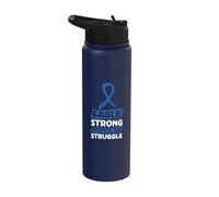 Eagle Strong Despite the Struggle - Eagle Syndrome Stainless Steel Insulated Water Bottle
