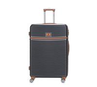 Eagle Suitcase Lightweight Wheeled Luggage, ABS Carry On or Check in Travel Case, Durable Hard Shell w/ 4 Spinner Wheels, Built in Lock & Handle, Large | Easy Luggage (Charcoal, Large)