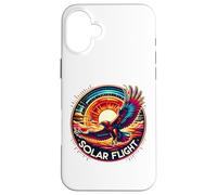 Eagle Sunburst Nature Emblem, Solar Sunrise Wilderness Scene Case for iPhone 16 Plus