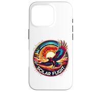 Eagle Sunburst Nature Emblem, Solar Sunrise Wilderness Scene Case for iPhone 16 Pro