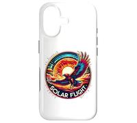 Eagle Sunburst Nature Emblem, Solar Sunrise Wilderness Scene Case for iPhone 17