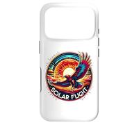 Eagle Sunburst Nature Emblem, Solar Sunrise Wilderness Scene Case for iPhone 17 Pro