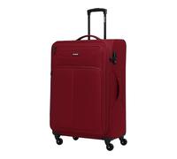Eagle Super Lightweight 4 Wheels Spinner Soft Shell Expandable Luggage - Easy Luggage (Burgundy, XL)