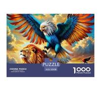 Eagle Thoughtfully Crafted Jigsaw Puzzle Suited to Reflective Leisure Time, Highlighting Fantasy through An Orderly Assembly Flow That Rewards Care And Persistence 52x38cm/1000pcs