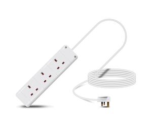 Eagle Three Gang Mains Power 13A Extension Socket to 13A UK Plug Lead