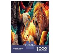 Eagle Throne Puzzles Fun Details Home Decoration 1000 Piece Sky Hunter Jigsaws Puzzles Educational Games for Adults & Kids Age 12 Years Up 38x26cm/1000pcs