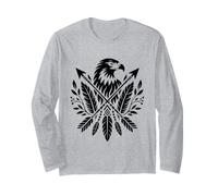 Eagle Tribal Boho Feathers Arrows Southwestern Motifs Long Sleeve T-Shirt