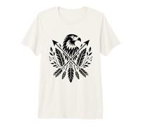 Eagle Tribal Boho Feathers Arrows Southwestern Motifs Premium T-Shirt