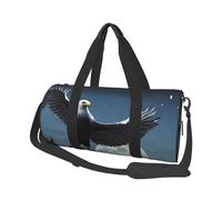 Eagle under the stars Canvas travel bag, large capacity, can be carried on the shoulder